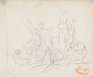 Étude de composition de figure 14
